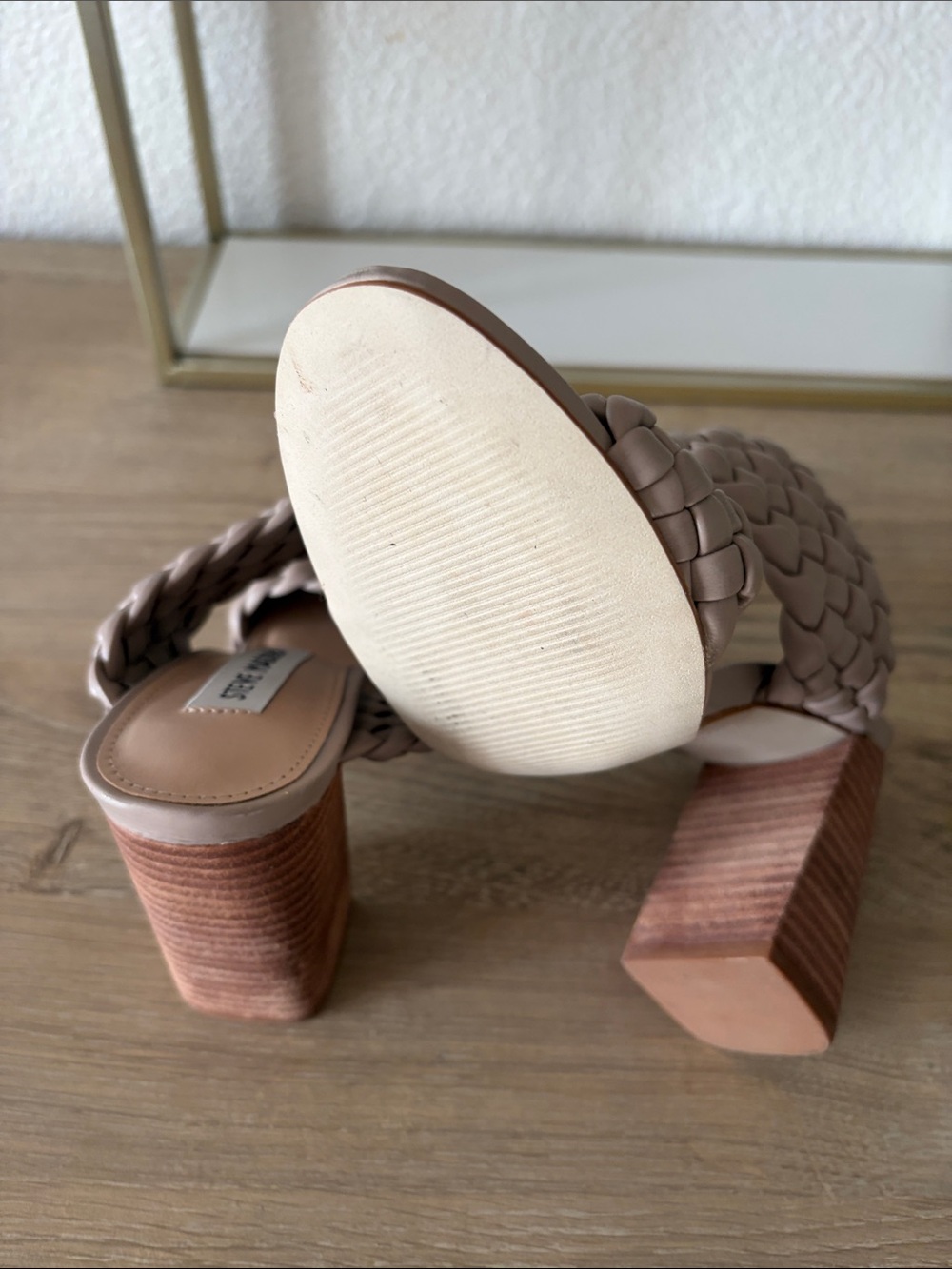 Steve Madden Braided Slide Sandals - Taupe - Picture 10 of 10